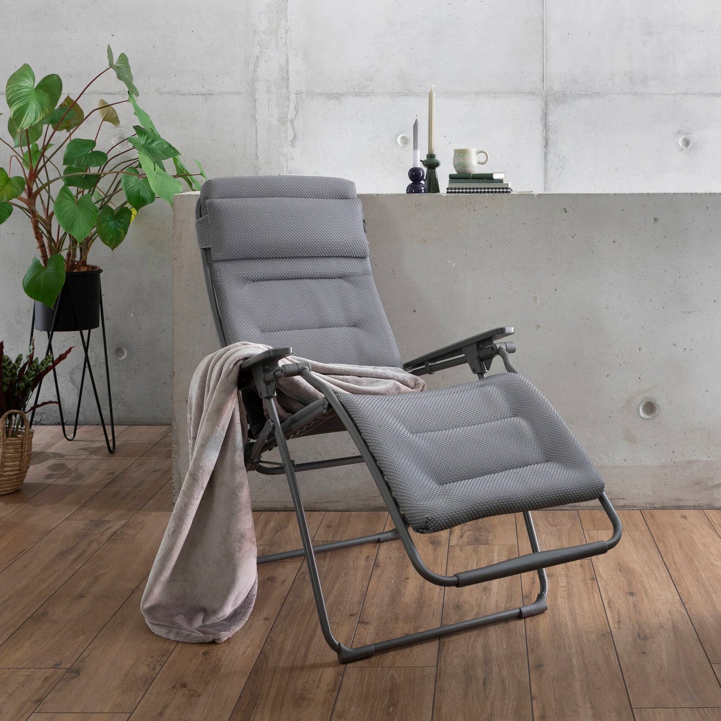 Poltrona Relax imbottita gravità zero Futura Bec Becomfort® Silver 8901