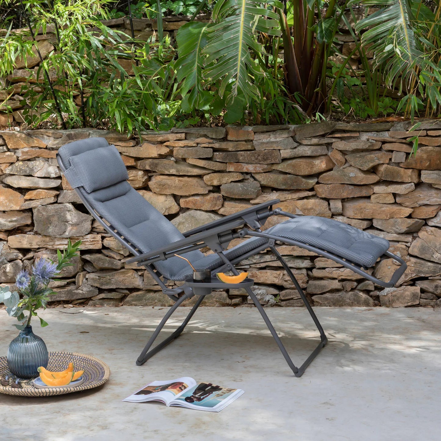 Poltrona Relax imbottita gravità zero Futura Bec Becomfort® Silver 8901