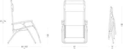 Poltrona pieghevole Rt2 Batyline® Ciel