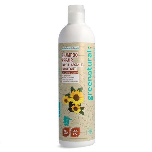 Shampoo Repair Capelli Secchi E Danneggiati-Karité & Girasole - Karité & Girasole