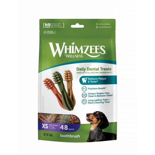 Whimzees Busta Spazzolino Xs 48pz