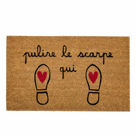 Zerbino Pulire Le Scarpe Qui