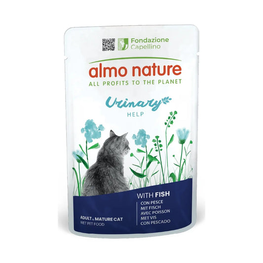 Almo Holistic Functional Urinary Help Cats 70 G Con Pesce