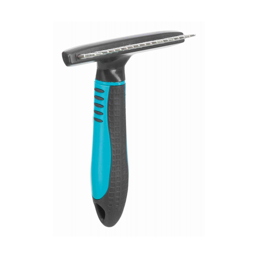 Pettine A Rastrello Metallo Per Pelo Lungo 10x15cm