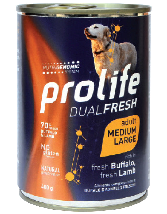 Prolife Dog Dual Fresh Adult M/L 400g