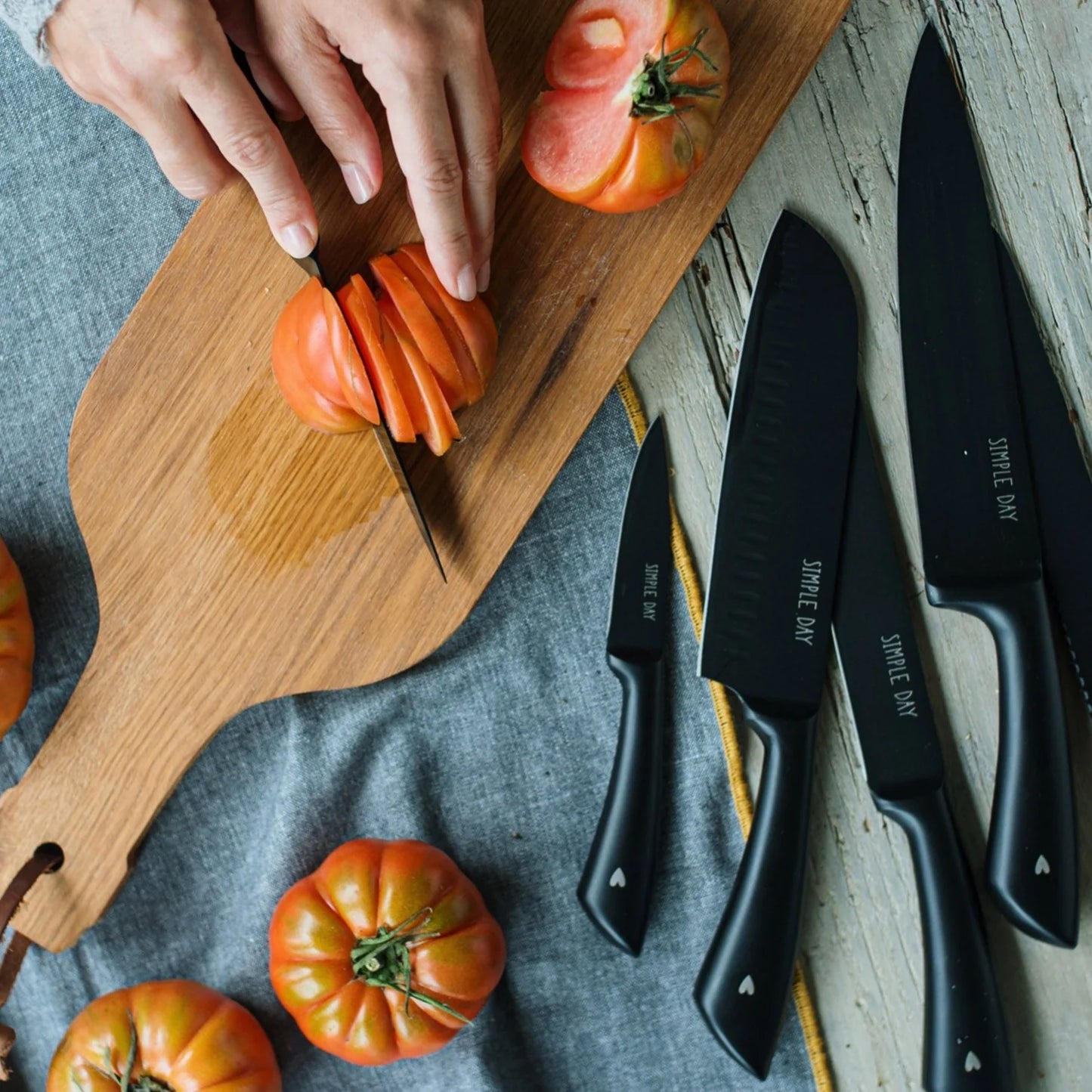 Set 6 Coltelli Per La Cucina Cuore