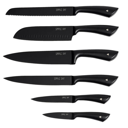 Set 6 Coltelli Per La Cucina Cuore