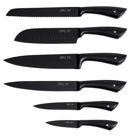 Set 6 Coltelli Per La Cucina Cuore