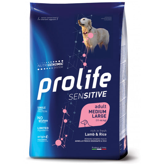 Prolife Dog Sensitive Adult Agnello M/L