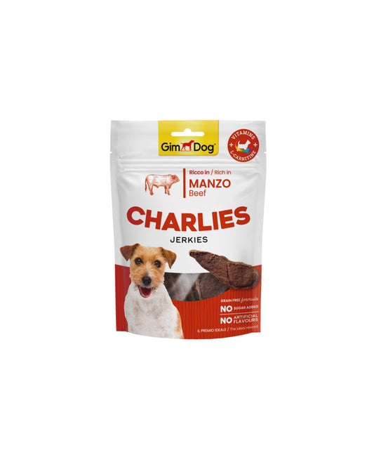 Gimdog Charlies Jerkies Manzo 70gr