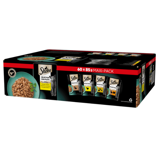 Sheba Selezione In Salsa Selezione Delicata 60x85g