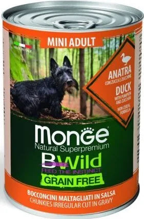 Bwild Dog Mini Adult Anatra Zucca/Zucchine 400gr