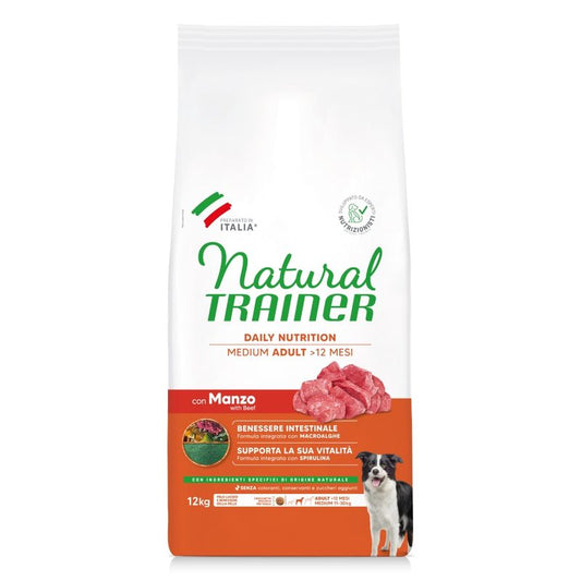 Natural Trainer Dog Med Adult 12 Kg