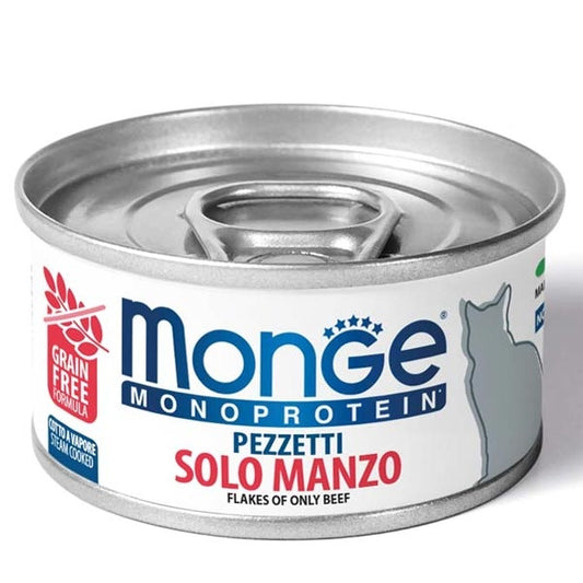 Monge Cat Pezzi Solo Manzo 80gr
