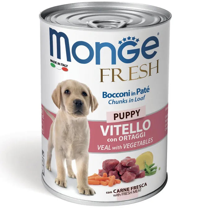 Monge Dog Fresh Puppy Vitello Ortaggi 400gr