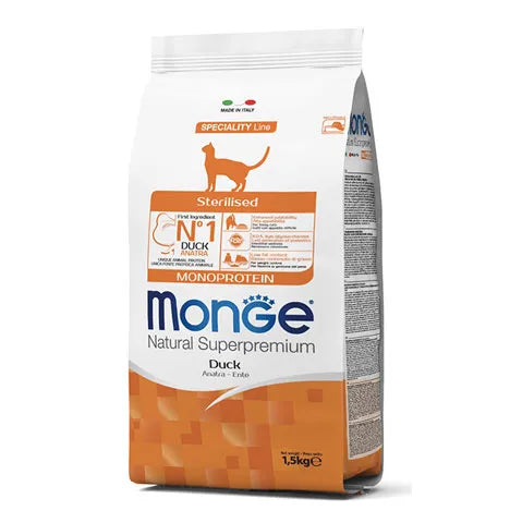 Monge Cat Adult Sterilizzato Anatra 1,5kg