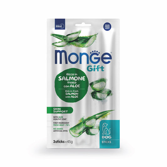 Monge Snack Dog Skin Support Salm 45gr