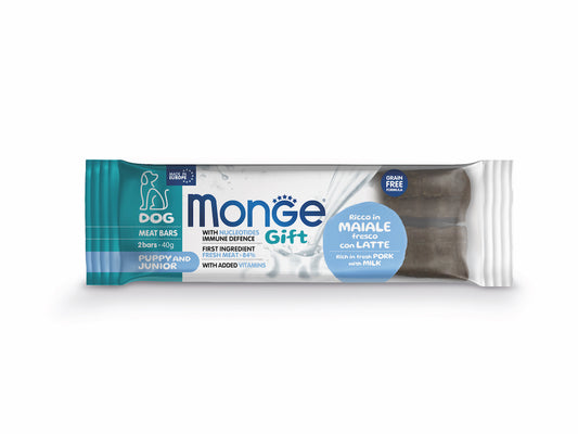 Monge Snack Dog Puppy Maiale Latte 40gr