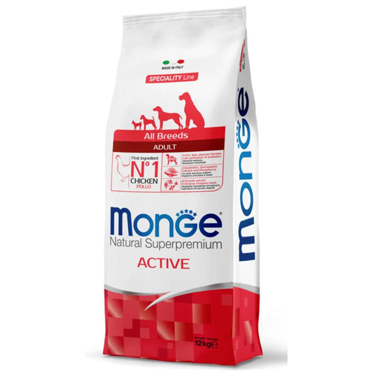 Monge Dog Adult Active Pollo 12kg