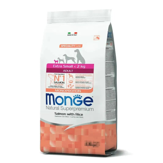 Monge Dog Extra Small Adult Salm & Riso 800gr