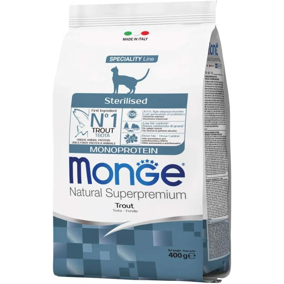 Monge Cat Sterilizzato Monoproteico Trota