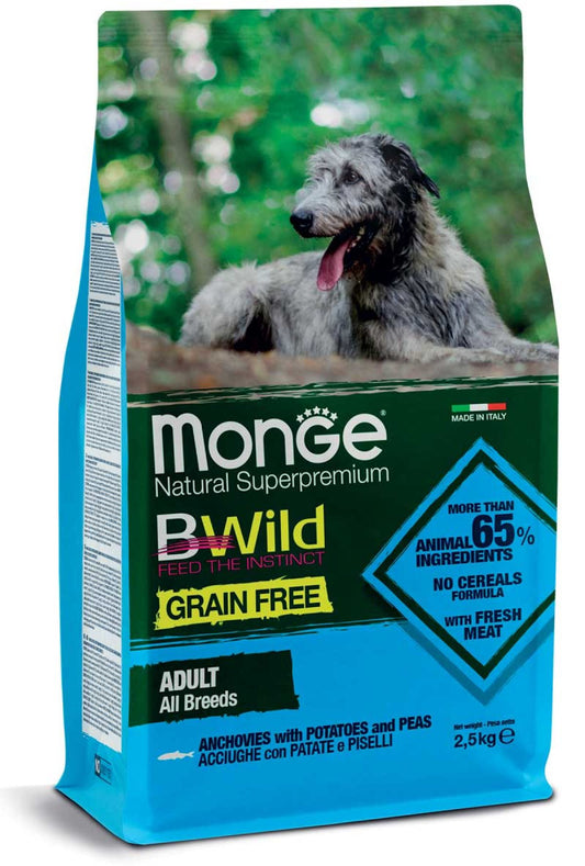 Bwild Dog Adult Acciughe Patate/Piselli