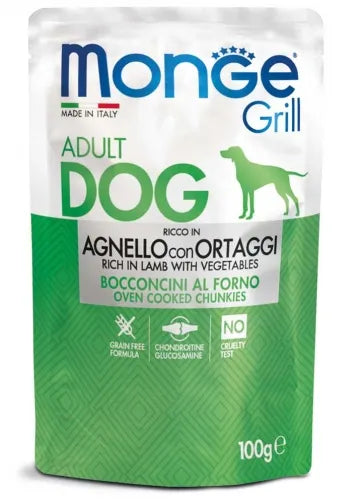 Monge Dog Grill Bustina 100gr
