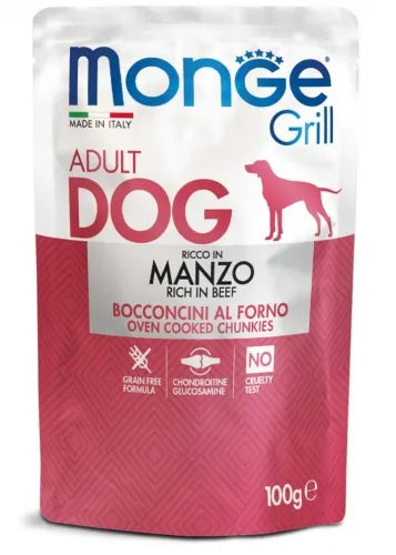 Monge Dog Grill Bustina 100gr