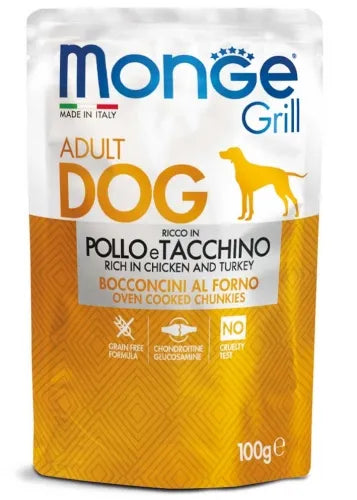 Monge Dog Grill Bustina 100gr