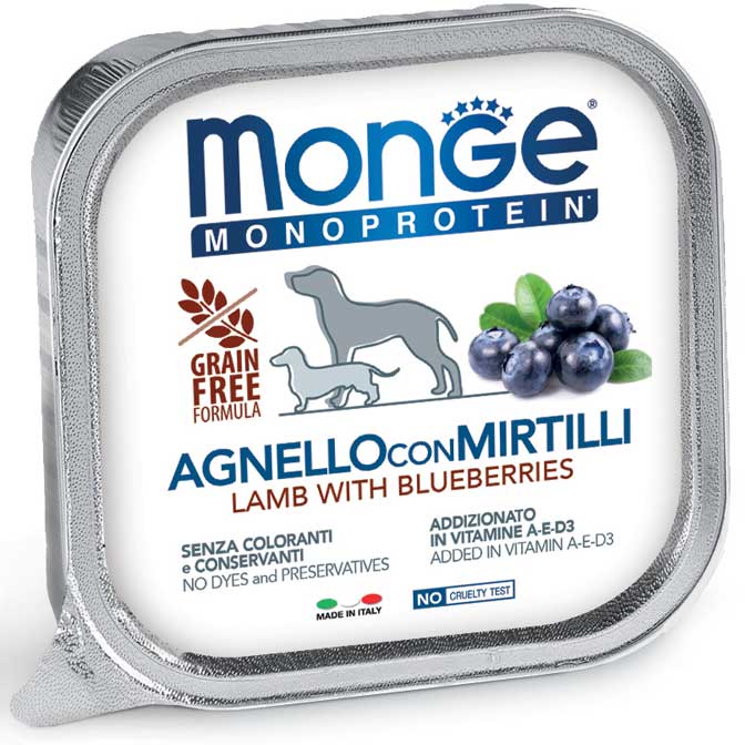 Monge Dog Monoproteico Agnello/Mirtirlli 150gr