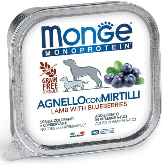 Monge Dog Monoproteico Agnello/Mirtirlli 150gr
