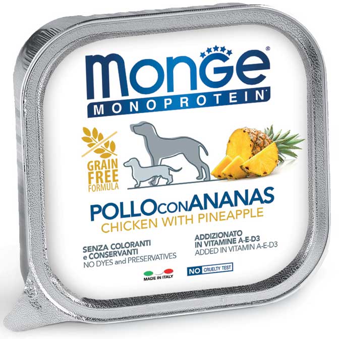 Monge Dog Monoproteico Pollo/Ananas 150gr