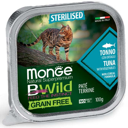 Bwild Cat Sterilizzato Tonno/Ortaggi 100gr