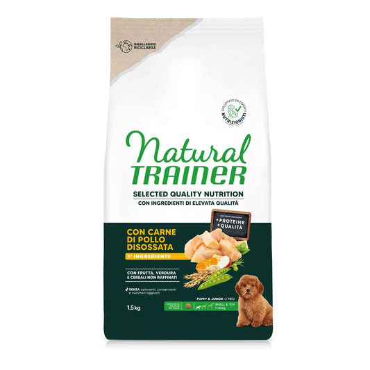Natural Trainer Dog Selected Puppy Mini Pollo 1,5kg
