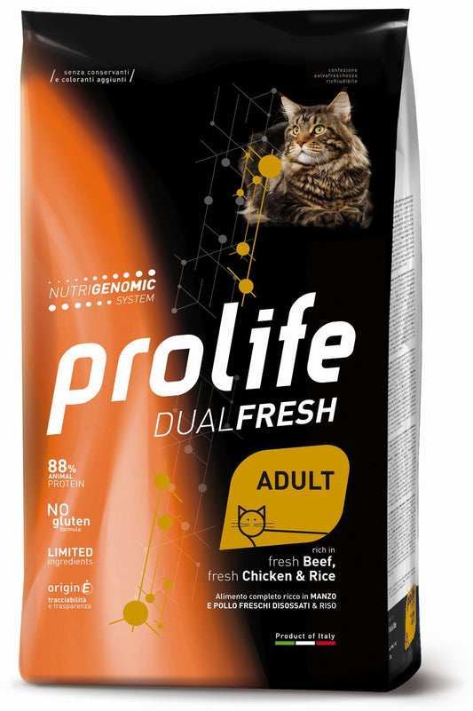 Prolife Cat Dual Fresh Adult Manzo/Pollo 1,5 Kg