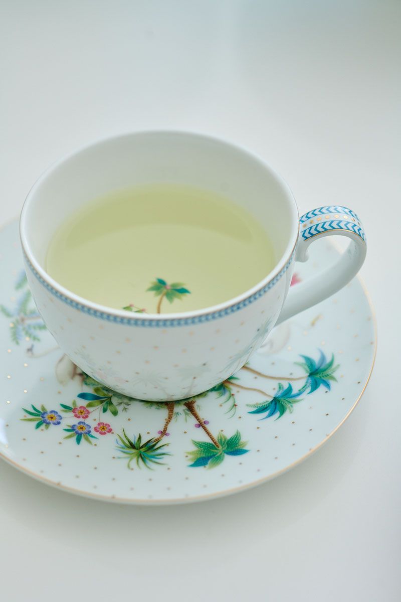 Set/2 Cups & Saucers Jolie Dots Gold