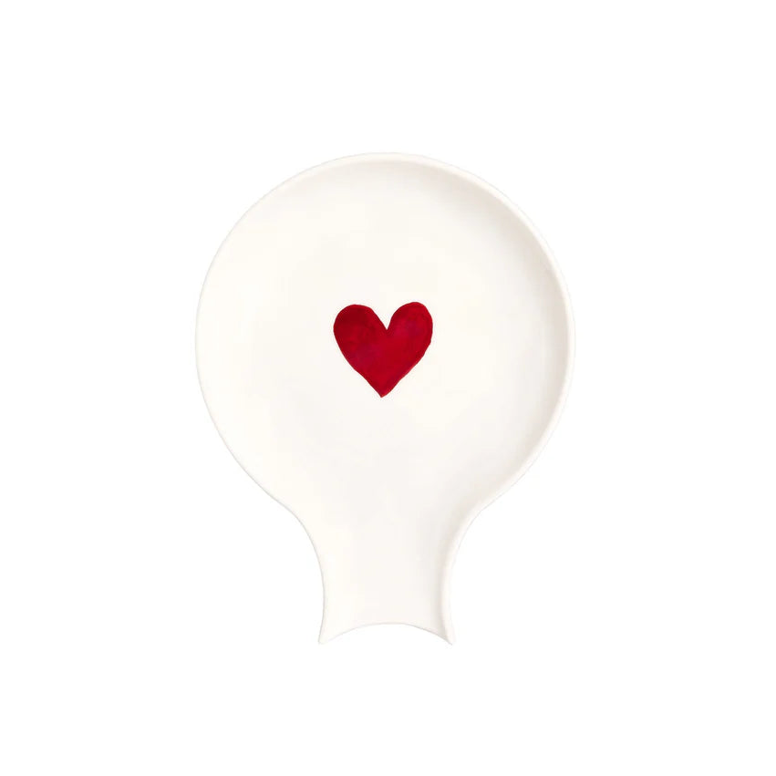 Poggia Mestoli Cuore Rosso Acquerello