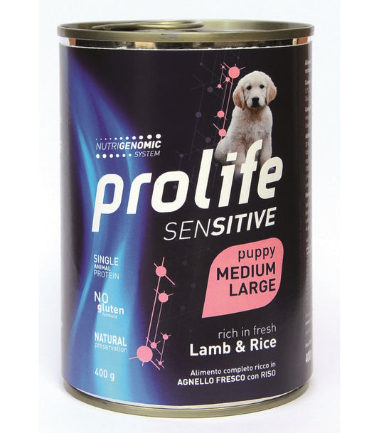 Prolife Dog Sensitive Puppy Agnello M/L 400g