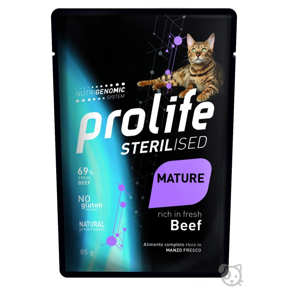 Prolife Cat Sterilizzato Adult Mature Manzo 85g