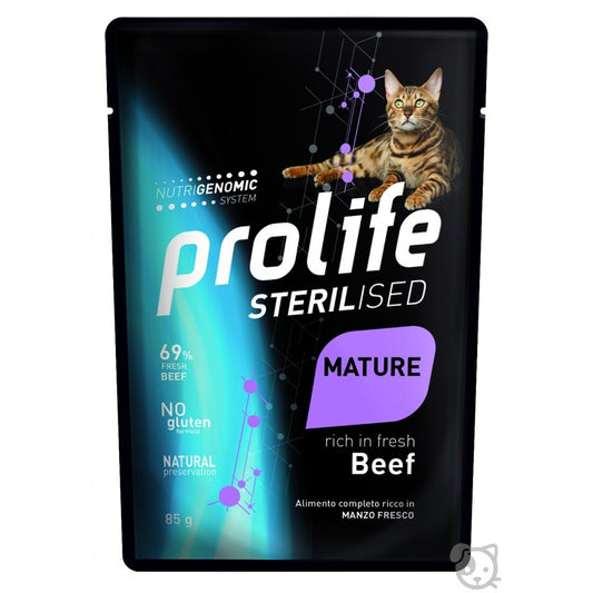Prolife Cat Sterilizzato Adult Mature Manzo 85g