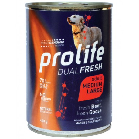 Prolife Dog Dual Fresh Adult M/L 400g