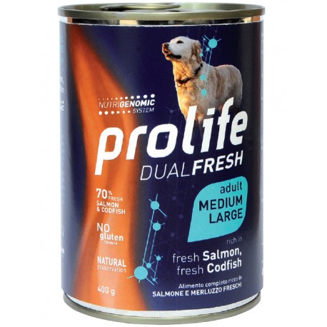 Prolife Dog Dual Fresh Adult M/L 400g