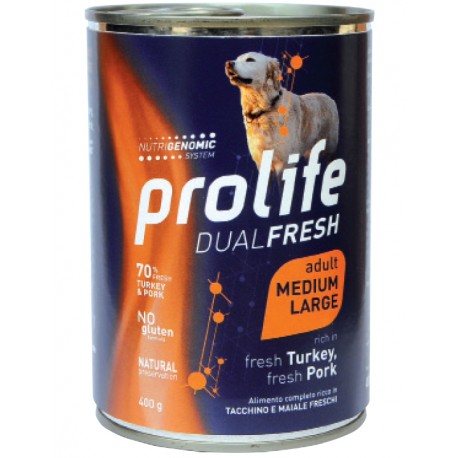 Prolife Dog Dual Fresh Adult M/L 400g