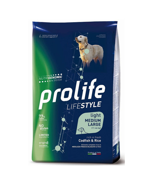 Prolife Dog Lifestyle Light Merluzzo M/L