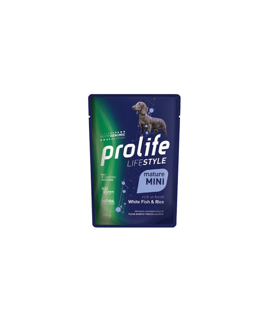 Prolife Dog Lifestyle Adult Mature Pesce Bianco Mini 100g