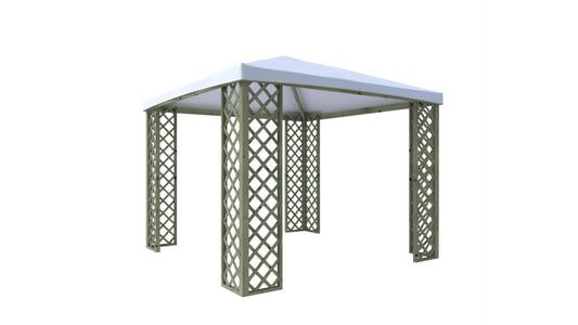 Gazebo Fox JT40 Pocket impr. 300x300 cm copertura pvc