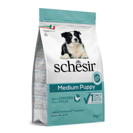 Schesir Dog Puppy Ricco In Pollo Medium 3kg