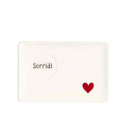 Set 2 Piattini per Tazze Espresso Sorridi