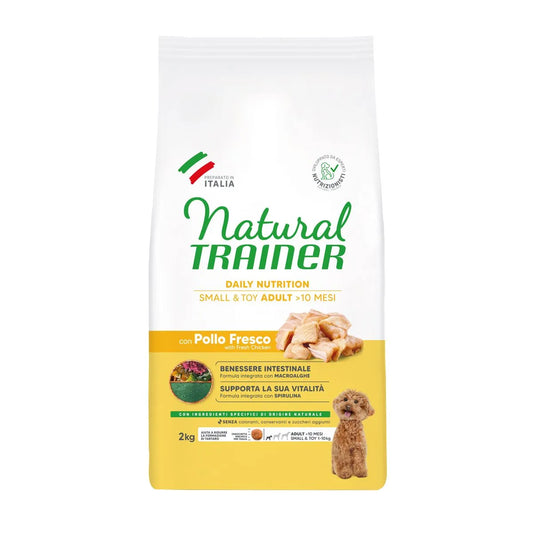 Natural Trainer Dog Small&Toy Pollo E Riso 2 Kg