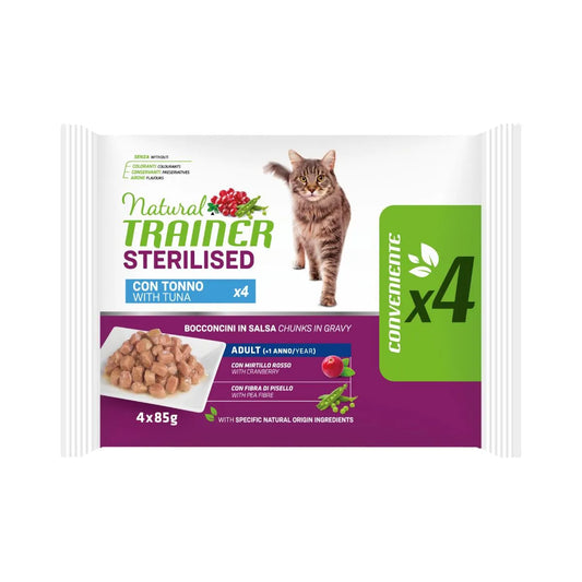 Natural Trainer Cat Adult Sterilizzato 85gx4